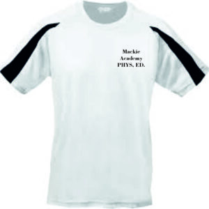 Mackie Academy Performance T Shirt White/Black