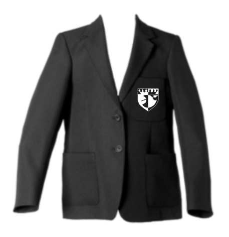 Bannockburn High School Girls Blazer Black S1-S5