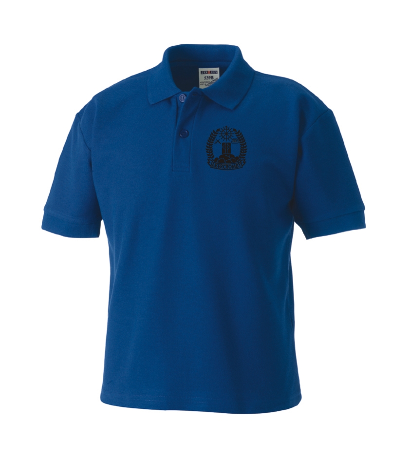 Abercromby Primary School Royal PE Poloshirt - Delph