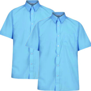 Our Lady of the Rosary PS S/S Twinpack Shirts Blue
