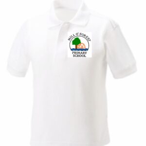 Mill O Forest PS White Poloshirt
